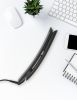 KIPOZI Ceramic Hair Straightener 2 in 1 Flat Iron for Hair Ionic Dual Voltage Lightweight Hair Straightener for Travel 1 Inch Black