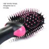 Free shipping 2In1 One Step Hair Dryer and Volumizer Brush Straightening Curling Iron Comb BO