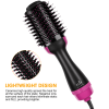 Free shipping 2In1 One Step Hair Dryer and Volumizer Brush Straightening Curling Iron Comb BO