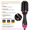 Free shipping 2In1 One Step Hair Dryer and Volumizer Brush Straightening Curling Iron Comb BO