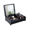 2-in-1 Compact Bay Window Makeup Dressing Table
