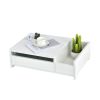 2-in-1 Compact Bay Window Makeup Dressing Table