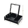 2-in-1 Compact Bay Window Makeup Dressing Table